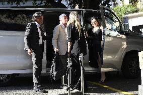 Michael Douglas Arrives at 71st Taormina Film Festival - Italy