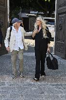 Michael Douglas Arrives at 71st Taormina Film Festival - Italy