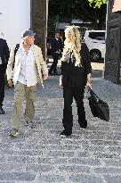Michael Douglas Arrives at 71st Taormina Film Festival - Italy