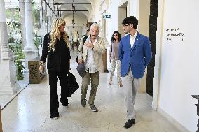 Michael Douglas Arrives at 71st Taormina Film Festival - Italy