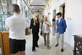 Michael Douglas Arrives at 71st Taormina Film Festival - Italy