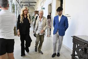 Michael Douglas Arrives at 71st Taormina Film Festival - Italy