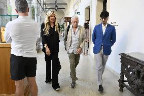Michael Douglas Arrives at 71st Taormina Film Festival - Italy