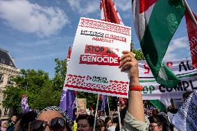 Protest Against The Interception of The Humanitarian Boat To Gaza - Paris
