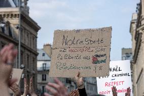 Protest Against The Interception of The Humanitarian Boat To Gaza - Paris