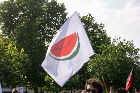 Protest Against The Interception of The Humanitarian Boat To Gaza - Paris