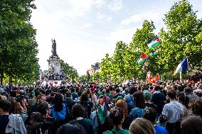 Protest Against The Interception of The Humanitarian Boat To Gaza - Paris