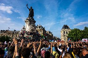 Protest Against The Interception of The Humanitarian Boat To Gaza - Paris
