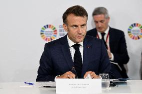 Emmanuel Macron At UNOC3 - Day 2