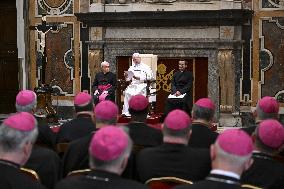 Pope Leo XIV Meets With Holy See’s Diplomatic Corps - Vatican