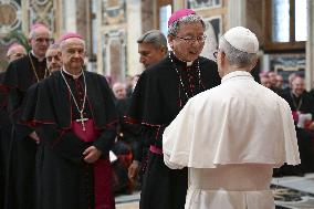 Pope Leo XIV Meets With Holy See’s Diplomatic Corps - Vatican