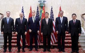 China - U.S. Economic and Trade Meeting - London