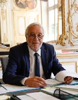 Francois Rebsamen At His Office - Paris