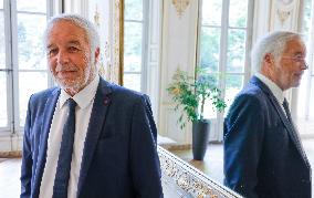 Francois Rebsamen At His Office - Paris