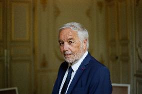 Francois Rebsamen At His Office - Paris