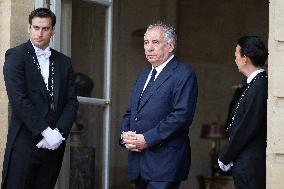 Francois Bayrou Meets with Vietnamese Prime Minister - Paris