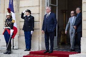Francois Bayrou Meets with Vietnamese Prime Minister - Paris