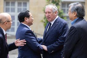 Francois Bayrou Meets with Vietnamese Prime Minister - Paris