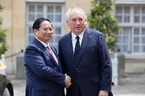 Francois Bayrou Meets with Vietnamese Prime Minister - Paris