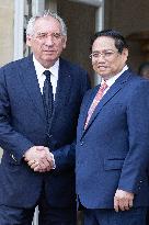 Francois Bayrou Meets with Vietnamese Prime Minister - Paris
