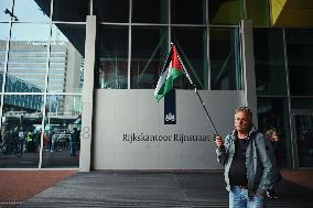 Protests Gaza Ship Seizure - Hague