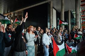 Protests Gaza Ship Seizure - Hague