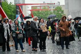 Pro Palestinian Protest Held - Rotterdam