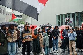 Pro Palestinian Protest Held - Rotterdam