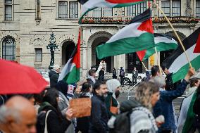 Pro Palestinian Protest Held - Rotterdam