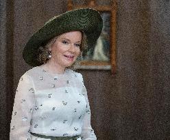Queen Mathilde Visits the Ten Wijngaerde Princely Beguinage - Bruges
