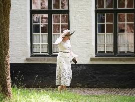 Queen Mathilde Visits the Ten Wijngaerde Princely Beguinage - Bruges