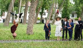Queen Mathilde Visits the Ten Wijngaerde Princely Beguinage - Bruges