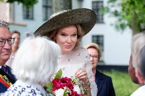 Queen Mathilde Visits the Ten Wijngaerde Princely Beguinage - Bruges