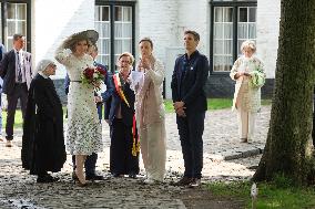 Queen Mathilde Visits the Ten Wijngaerde Princely Beguinage - Bruges
