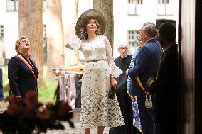 Queen Mathilde Visits the Ten Wijngaerde Princely Beguinage - Bruges