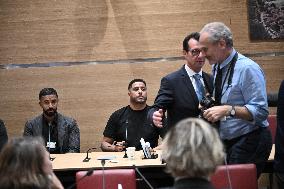 NasDas Hearing on TikTok At French National Assembly - Paris