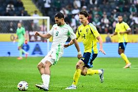 SOCCER FRIENDLY SWEDEN-ALGERIA