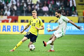 SOCCER FRIENDLY SWEDEN-ALGERIA