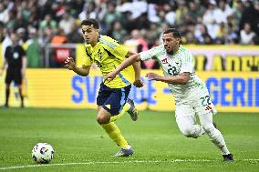 SOCCER FRIENDLY SWEDEN-ALGERIA