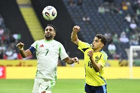 SOCCER FRIENDLY SWEDEN-ALGERIA