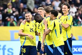 SOCCER FRIENDLY SWEDEN-ALGERIA