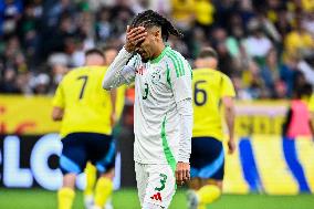 SOCCER FRIENDLY SWEDEN-ALGERIA