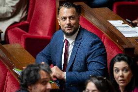 Session of questions to the government at the French National Assembly - Paris EB