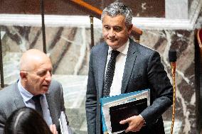 Session of questions to the government at the French National Assembly - Paris EB