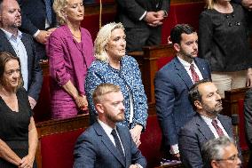 Session of questions to the government at the French National Assembly - Paris EB