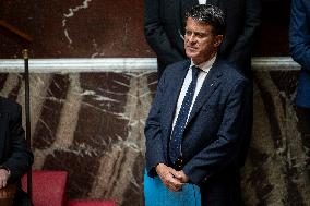 Session of questions to the government at the French National Assembly - Paris EB