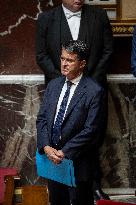 Session of questions to the government at the French National Assembly - Paris EB