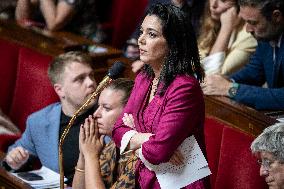 Session of questions to the government at the French National Assembly - Paris EB