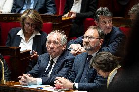 Session of questions to the government at the French National Assembly - Paris EB