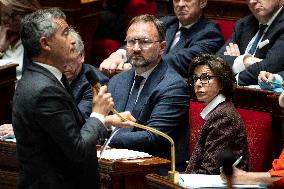 Session of questions to the government at the French National Assembly - Paris EB